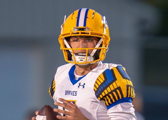 Olentangy High quarterback Ethan Grunkemeyer has committed to the Penn State Nittany Lions' 2024 recruiting class.